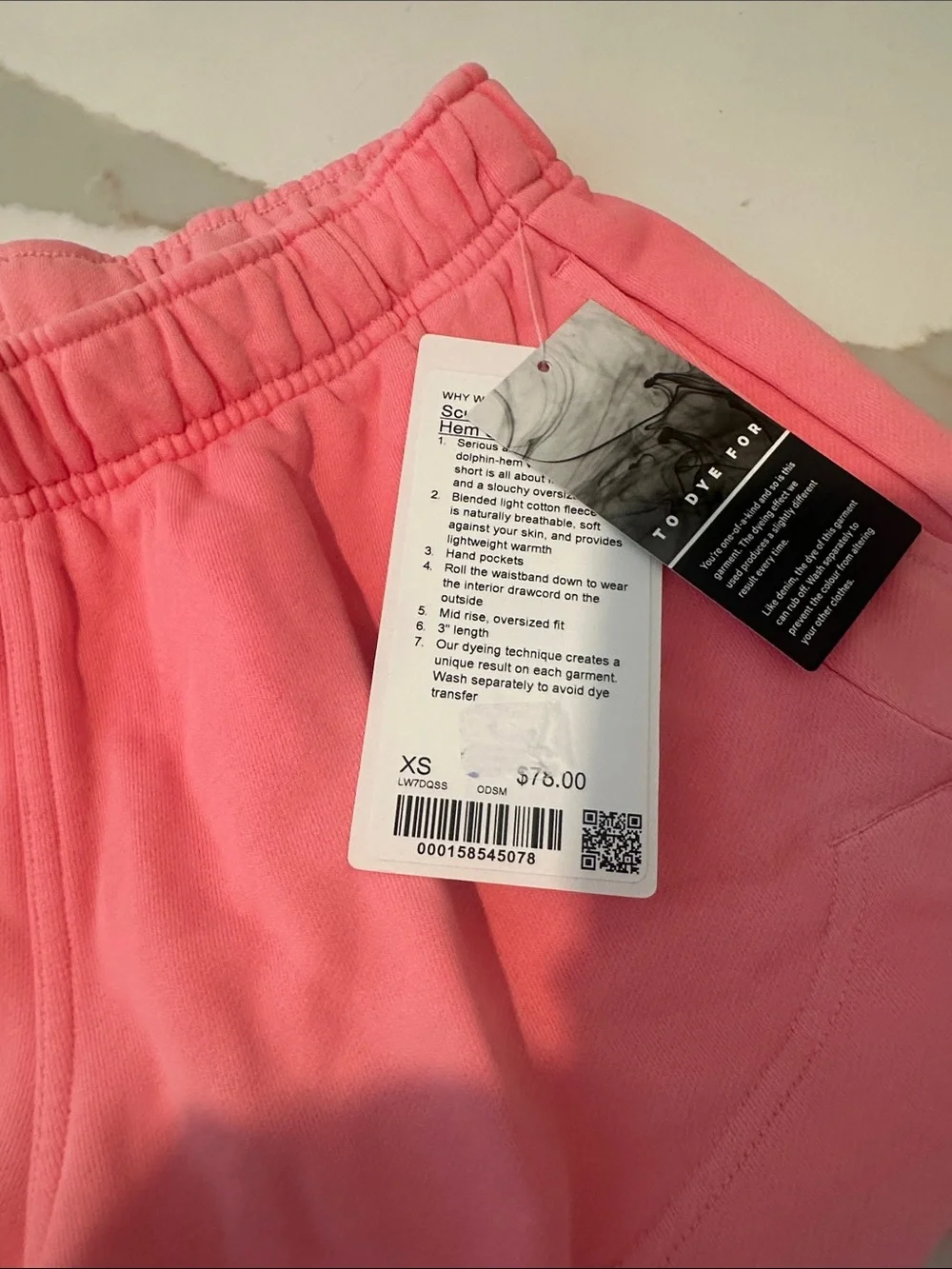NWT Scuba Oversized Mid-Rise Dolphin-Hem Short 3